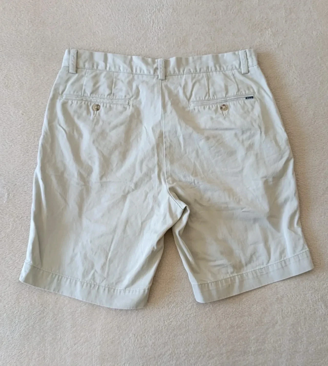 Pantalón Chin Polo Ralph Lauren Classic Fit 9” beige Talla 32 – photo 2